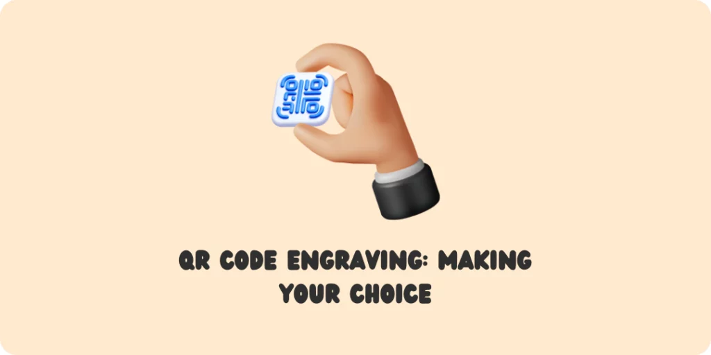 Engraving QR code choose your qr code Plaque qr code panneau qr code